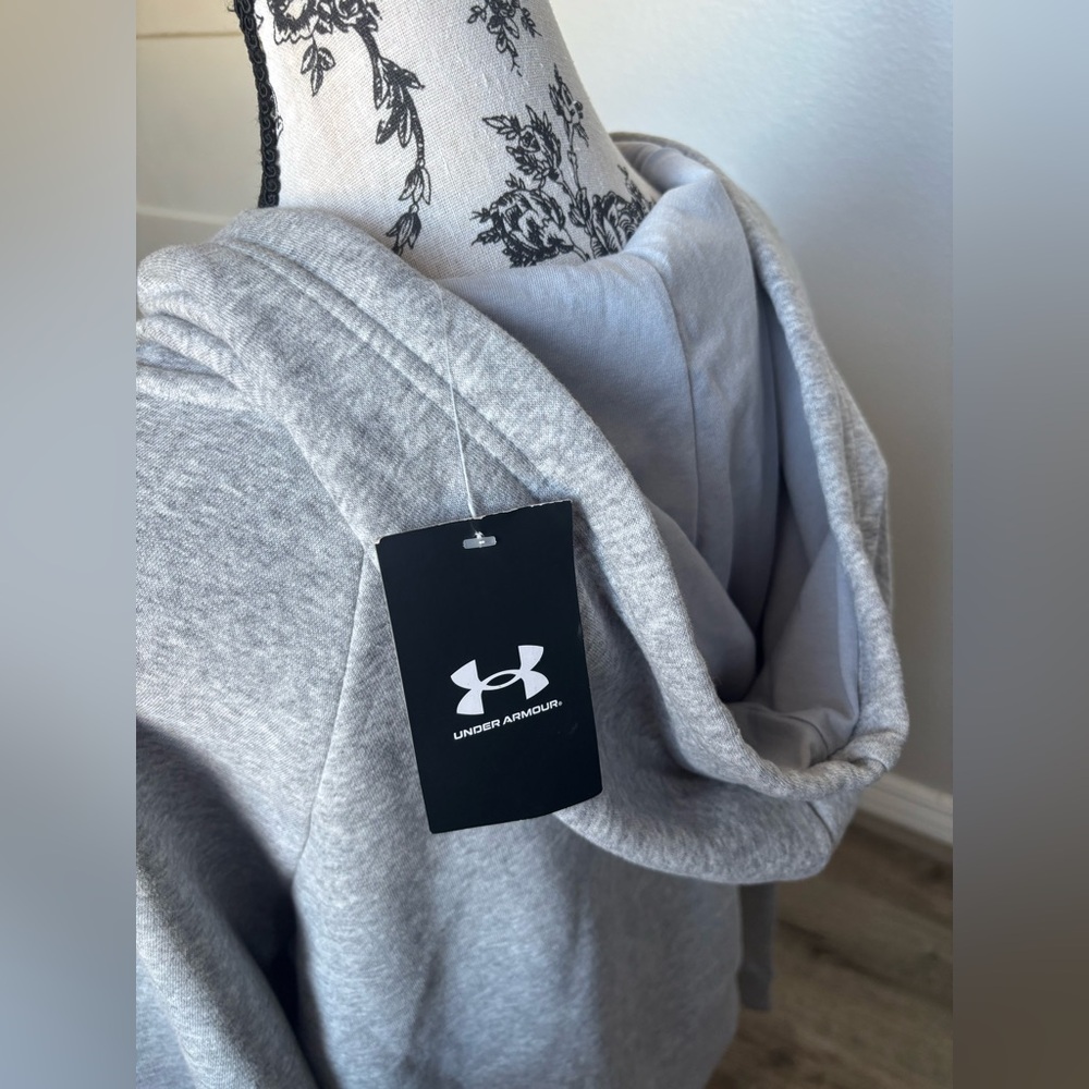Under Armour Light Gray Full-Zip Hoodie - Picture 10 of 10